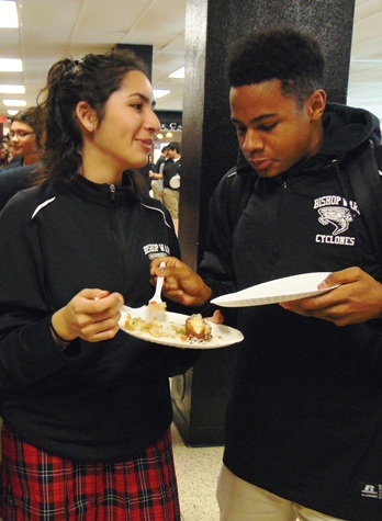 Students at Bishop Ward held a world culture fair on Dec. 9, learning about 17 different countries. (Photo from Josh Sukraw, Bishop Ward)