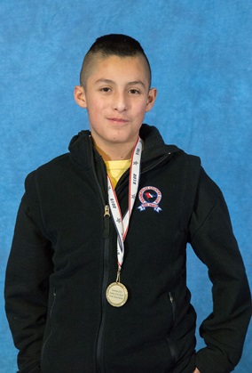 Robert Lemus-Salinas from New Stanley Elementary School was recognized recently as one of the November students of the month from the Kansas City, Kan., Public Schools. (Photo from Kansas City, Kan., Public Schools)