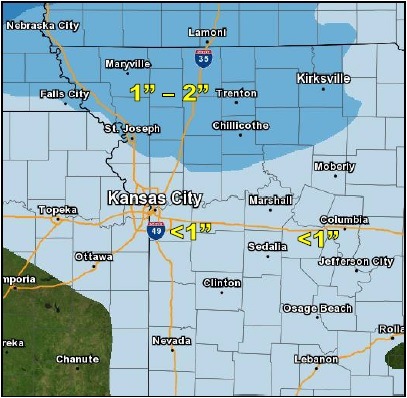 There is a chance for light snow and bitterly cold temperatures. (National Weather Service graphic)