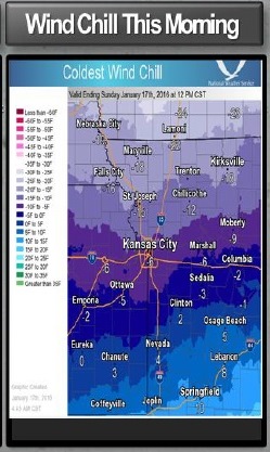 Wind chill this morning. (National Weather Service graphic)