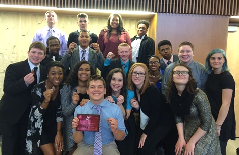 Piper forensics students won awards at the Lansing Forensics Tournament. (Piper photo)