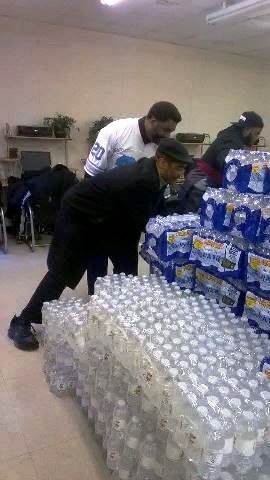 A Kansas City, Kan., resident recently led an effort to ship bottled water and deliver into the hands of Flint, Mich., residents. (Photo from Janice Witt)