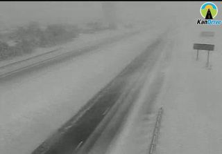 I-70 east of Hays, Kan. (KanDrive photo)