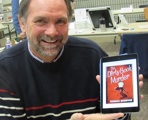 Thomas Shawver has written three e-book mystery novels about a used book dealer. (Photo by Mary Rupert)