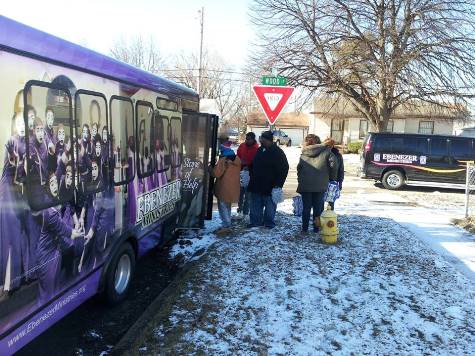 A Kansas City, Kan., resident recently led an effort to ship bottled water and deliver into the hands of Flint, Mich., residents. (Photo from Janice Witt)