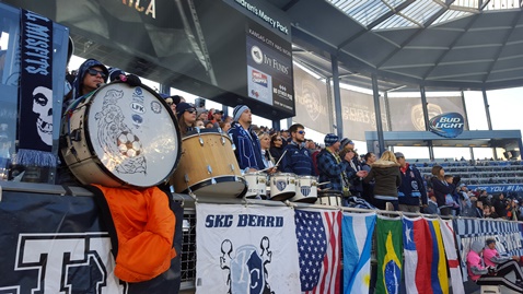 Sporting Kansas City and Toronto were tied 0-0 at half time tonight at Children's Mercy Park in Kansas City, Kan. (Photo by William Crum)