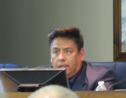 Planning Commissioner Eric Gonzalez asked for a timeline to be added as a stipulation for the special use permit for The Woodlands. (Staff photo)