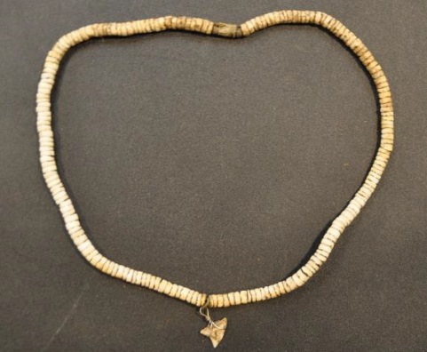 Police asked anyone who can identify this necklace, found with the remains of a man in Wolcott, to call the TIPS hotline at 816-474-TIPS. 