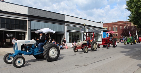 Scenes from Saturday morning’s Tractor Cruise and Marble Day parade and activities in Bonner Springs. (Photo by Steve Rupert)