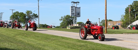 Scenes from Saturday morning’s Tractor Cruise and Marble Day parade and activities in Bonner Springs. (Photo by Steve Rupert)