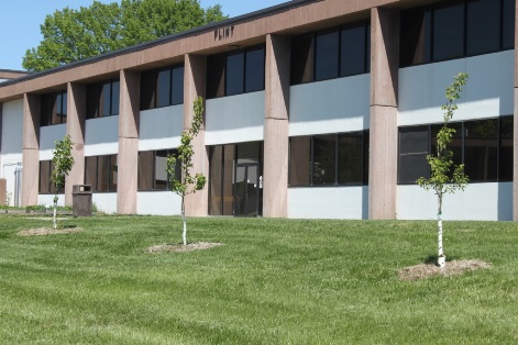 The Giving Grove, as it looks after trees were planted recently at Kansas City Kansas Community College.  (KCKCC photo)