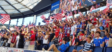 U.S. Men's Team fans cheered on their team Saturday night to a 4-0 victory over Bolivia at Children's Mercy Park in Kansas City, Kan. (Photo by William Crum)