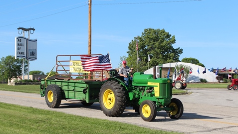 Scenes from Saturday morning’s Tractor Cruise and Marble Day parade and activities in Bonner Springs. (Photo by Steve Rupert)