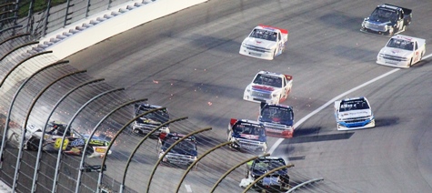 Scenes from Friday night's NASCAR Camping World truck series race at the Kansas Speedway in Kansas City, Kan. (Fan photo)