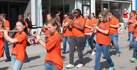 Scenes from Saturday morning’s Tractor Cruise and Marble Day parade and activities in Bonner Springs. (Photo by Steve Rupert)