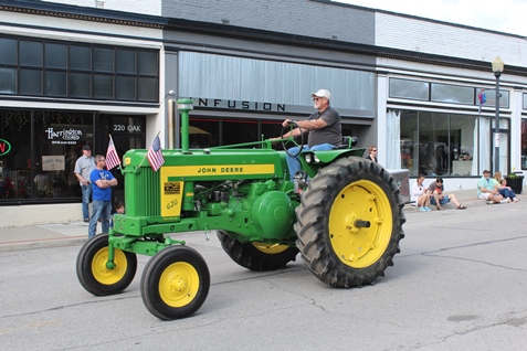 Scenes from Saturday morning’s Tractor Cruise and Marble Day parade and activities in Bonner Springs. (Photo by Steve Rupert)