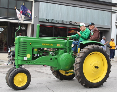 Last year, the Tractor Cruise participated in the Marble Day parade in Bonner Springs. The event is coming up again on Saturday in Bonner Springs. (File photo by  Steve Rupert)