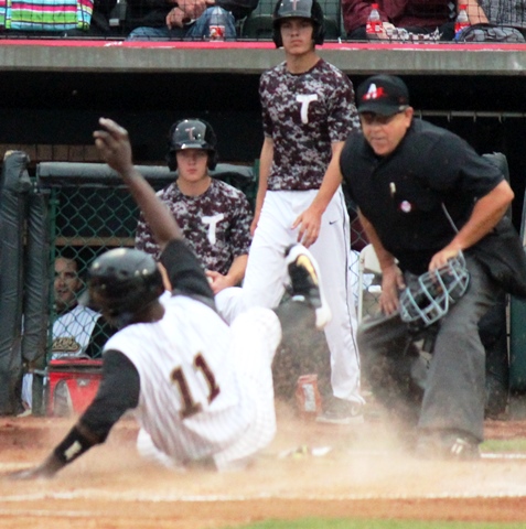 More action from the T-Bones' season opener Thursday at CommunityAmerica Ballpark in Kansas City, Kan.