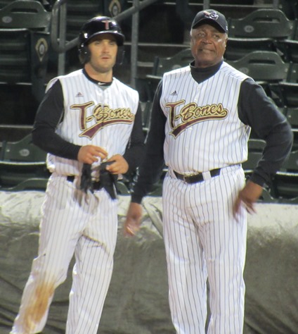 More action from the T-Bones' season opener Thursday at CommunityAmerica Ballpark in Kansas City, Kan.