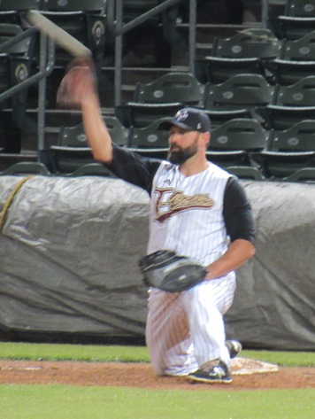 More action from the T-Bones' season opener Thursday at CommunityAmerica Ballpark in Kansas City, Kan.