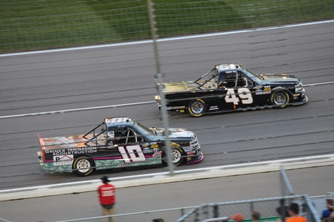 Scenes from Friday night's NASCAR Camping World truck series race at the Kansas Speedway in Kansas City, Kan. (Fan photo) 