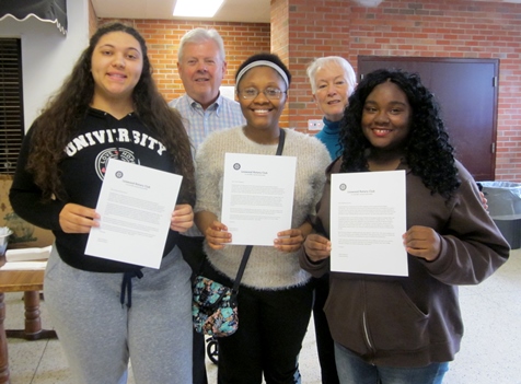 REACH scholarship winners were announced recently at Bishop Ward High School. (Photo from Bishop Ward High School)