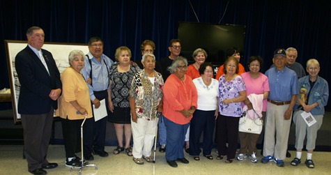 These persons were among the survivors of the 1951 flood who attended a meeting of the Wyandotte County Historical Society Sunday, June 26.  (Submitted photo) 