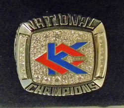  KCKCC women's basketball team members received their national championship rings. (KCKCC photos by Alan Hoskins)