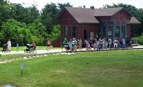 There were also train rides Saturday at the Ag Hall for Touch-a-Truck and Tractor Daze. (Photo by Steve Rupert)