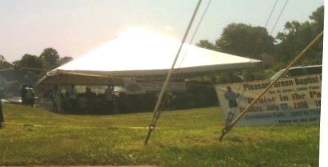 Pleasant Green Baptist Church held a "Praise in the Park" event on Sunday at Eisenhower Park on 72nd Street in Kansas City, Kan.