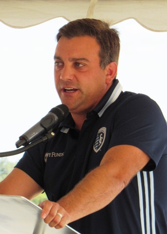 Sporting Kansas City co-owner Robb Heineman said they’ve been working on this U.S. Soccer Training Center project for about four years. (Staff photo by Mary Rupert)