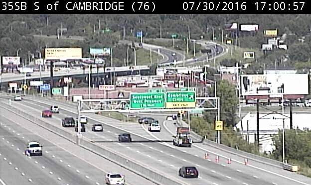 Shooting reported on I-35 at Cambridge Circle