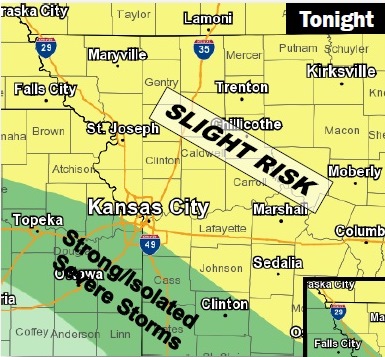 National Weather Service graphic