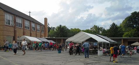 An ice cream social was held Saturday, Aug. 27, at Christ the King Catholic Church in Kansas City, Kan.