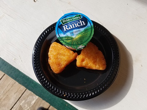 Fried macaroni and cheese is another item at the Renaissance Festival this year. (Photo by William Crum)