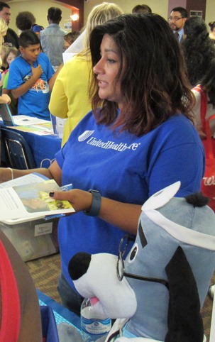 More scenes from the Back-to-School Fair today at Kansas City Kansas Community College. (Staff photo)