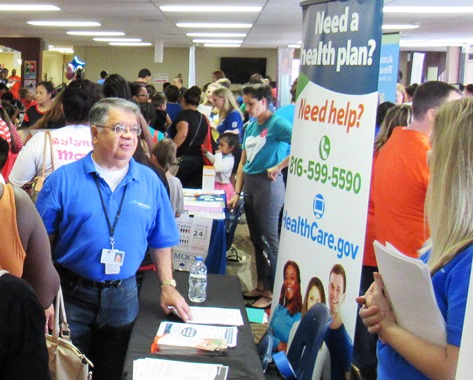 More scenes from the Back-to-School Fair today at Kansas City Kansas Community College. (Staff photo)