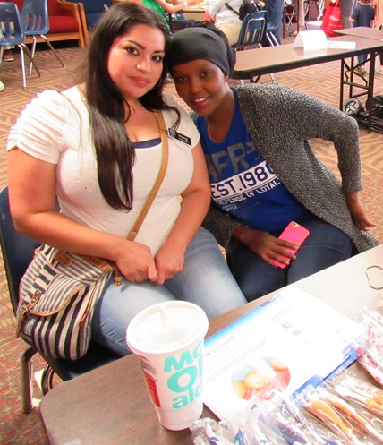 More scenes from the Back-to-School Fair today at Kansas City Kansas Community College. (Staff photo)