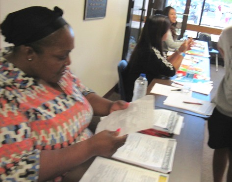 More scenes from the Back-to-School Fair today at Kansas City Kansas Community College. (Staff photo)