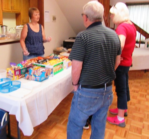 Snacks were for sale at the Grinter Summerfest Saturday at 78th and K-32. (Staff photo)