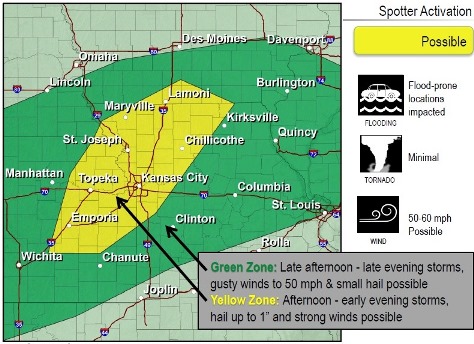 National Weather Service graphic