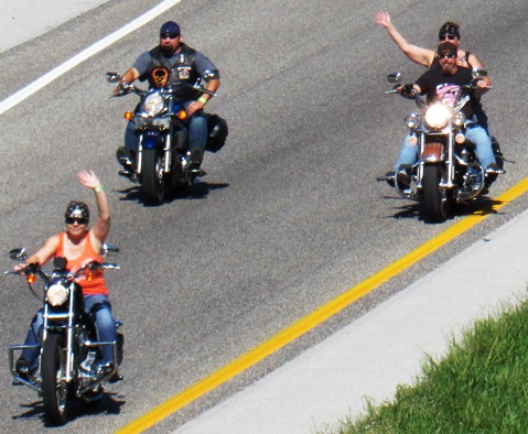 Motorcyclists were raising funds for the March of Dimes on Sunday in Wyandotte County in the Bikers for Babies charity event.