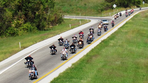 Motorcyclists were raising funds for the March of Dimes on Sunday in Wyandotte County in the Bikers for Babies charity event.