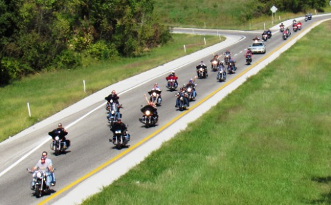 Motorcyclists were raising funds for the March of Dimes on Sunday in Wyandotte County in the Bikers for Babies charity event.