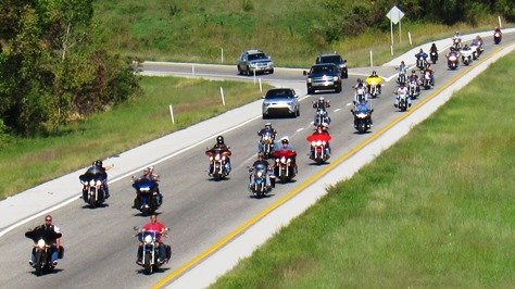 Motorcyclists were raising funds for the March of Dimes on Sunday in Wyandotte County in the Bikers for Babies charity event.