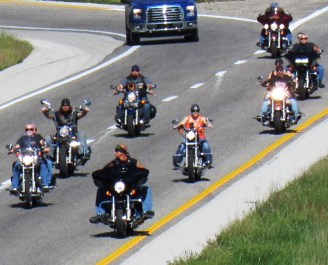 Motorcyclists were raising funds for the March of Dimes on Sunday in Wyandotte County in the Bikers for Babies charity event.