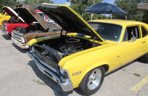 The Grinter Place car show attracted several antique vehicles on Saturday. The event, sponsored by the Grinter Place Friends, is open until 4 pm. Saturday at Grinter Place, a historic site near 78th and K-32. (Staff photo by Mary Rupert) 