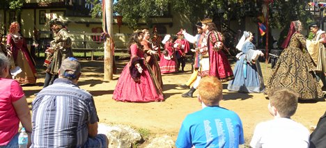 Colorful costuming in every direction at this year’s 40th annual Renaissance Festival.