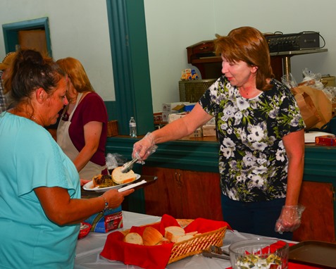 Traditional Slovenian foods were served at Slovenefest on Sept. 24 at Holy Family Catholic Church in Kansas City, Kan. (Photo by Brian Turrel)