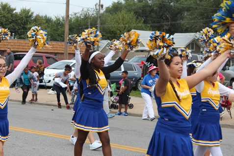 Scenes from the Silver City Day Parade today on Strong Avenue in Kansas City, Kan. (Photo by Steve Rupert)